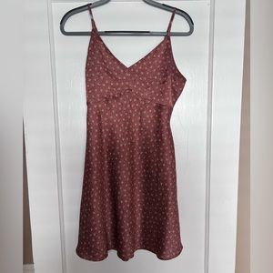 Abercrombie & Fitch Burnt Orange and White Mini Dress